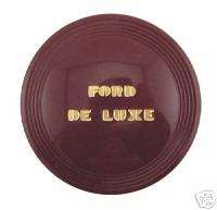 1940 FORD DELUXE CAR RED BROWN HORN BUTTON  