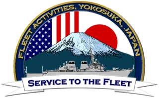 AUTHENTIC FLEET ACTIVITIES US NAVY BASE YOKOSUKA PATCH  