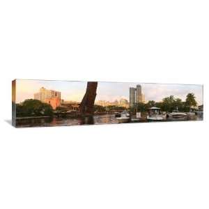 Fort Lauderdale Panoramic   Gallery Wrapped Canvas   Museum Quality 
