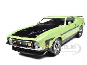 1971 FORD MUSTANG BOSS 351 GRABBER LIME 1/18  