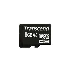 New Transcend 8GB Microsd High Capacity Microsdhc Card Class 2 8 GB 