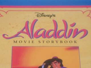 New 1992 Aladdin Movie Storybook by Disney  