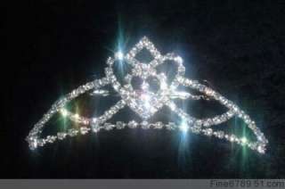 Wholesale 6pcs Noble Crystal Rhinestone TIARA Crowns  