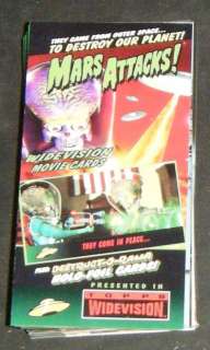 MARS ATTACKS Widevision Movie Cards   72 Card Set  1996  