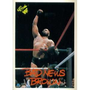  Classic WWF Wrestling Card #26  Bad News Brown