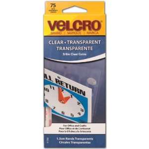  VEK91302   Velcro Clear Sticky Back Hook Loop Fasteners 