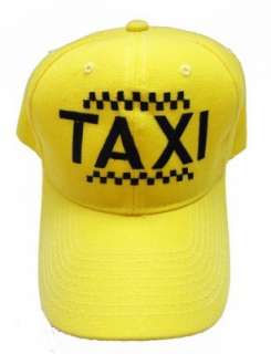 YELLOW CAB TAXI DRIVER FUNNY BASEBALL HAT CAP  