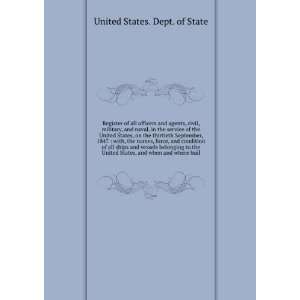 the United States, on the thirtieth September, 1847  with, the names 