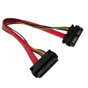 WOWparts Slimline SATA 13 Pin (7+6 Pin) Male to Female EXtension Cable