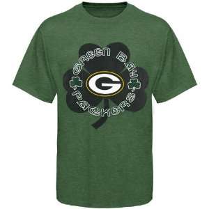  NFL Green Bay Packers Green Celtic Fan Heathered T shirt 