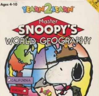 Yearn 2 Learn Master Snoopys World Geography PC MAC CD  