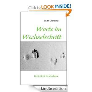 Worte im Wechselschritt (German Edition) Edith Oltmanns  