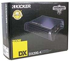 Kicker DX200.4 200 Watt 4 Channel Amplifier+2 Pairs DS693 6x9 Speakers 