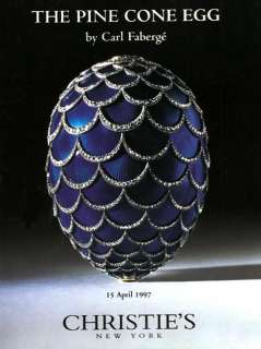 Christies Faberge Pine Cone Egg Auction Catalog 1997  