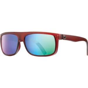  Dragon Wormser 100% UV Sunglasses   Matte Merlot / Green 