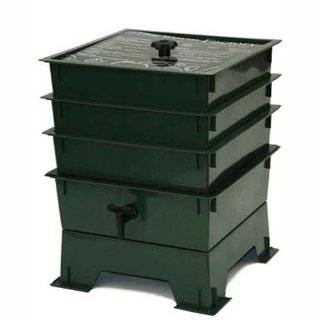 Worm Factory DS3GT 3 Tray Worm Composter, Green