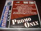PROMO ONLY MAINSTREAM CLUB CD MARCH 2001 NEW  