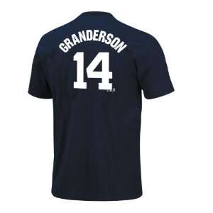 New York Yankees Curtis Granderson MLB Player Name & Number T Shirt