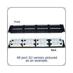  Cat.6 110 Type Patch Panel 48 Port Rackmount Everything 