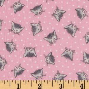   Club Kittens Camellia Fabric By The Yard Arts, Crafts & Sewing