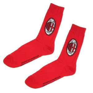  A.C. Milan Mens Red Socks   Size 7/9
