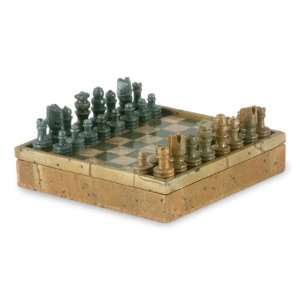  Soapstone chess set, Grand Championship