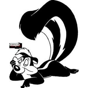  PEPE LE PEW 3 10 WHITE VINYL DECAL STICKER Everything 