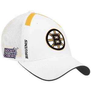  Reebok Boston Bruins White 2009 Hockey Fights Cancer Draft 