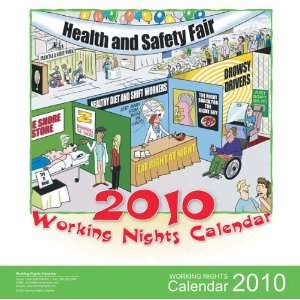  2010 Working Nights Calendar   Small Edition Office 