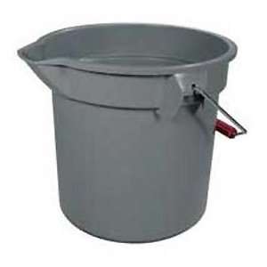  Rubbermaid Brute® Plastic Round Bucket   14 Quart Gray 