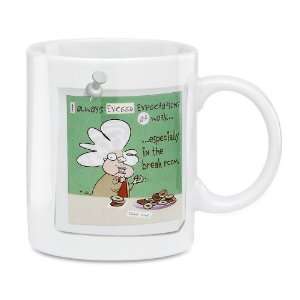  Cartoon Coffee Mug Gift Always Exceed Expectations Honest Days Work 