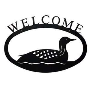  Loon Welcome Sign   Large   Seventeen and a Half Inches 