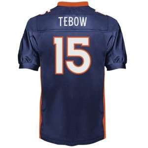  Denver Broncos jersey #15 Tim Tebow blue jerseys size 48 
