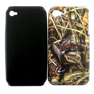  Apple iPhone 4 / 4s 2 IN 1 HYBRID CASE Camo Ducks Cover 