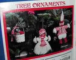 VTG 1979 HOW TO MAKE XMAS DECORATIONS FROM FABRIC   GINGHAM XMAS 
