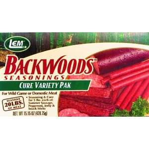  LEM Products Backwoods Cure Variety Pack of Four 