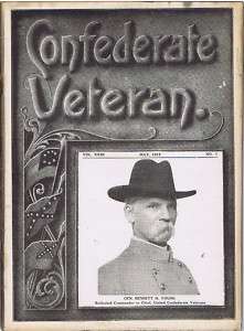 Confederate Veteran magazine, Vol XXIII No 7, July 1915  