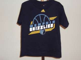 This is a NEW ADIDAS Memphis Grizzlies navy blue t shirt. Very Nice