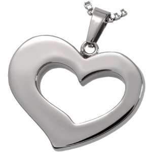  Pet Cremation Jewelry Stainless Steel Affectionate Heart 