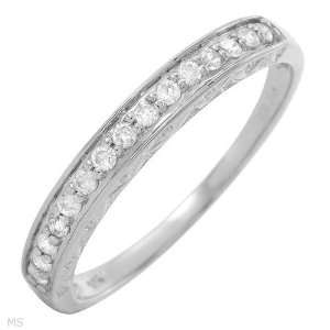 Dazzling Brand New Channel Ring With Genuine Diamonds Beautifully 