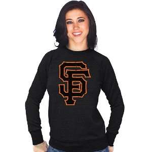 San Francisco Giants Womens Tri blend Raglan Sweatshirt by Majestic 