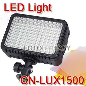 CN LUX1500 130 LED Photo Video Light lamp for Canon Nikon Camera DV 