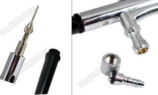 3mm Dual Spray Action Airbrush Gun Kit Craft Nail Art  