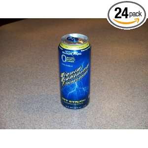 Liquid Lightning Sugar Free Energy Drink, 16 Ounce Cans (Pack of 24)