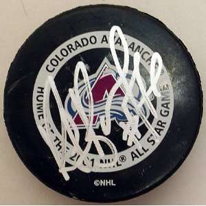  Ray Bourque Autographed Colorado Avalanche Hockey Puck 