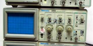 TEKTRONIX 2205 20MHZ 2CH OSCILLOSCOPES  