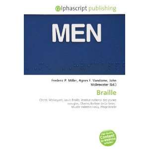  Braille (French Edition) (9786132773623) Books