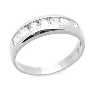  14K Engagement Ring 0.7ctw CZ Cubic Zirconia Mens Wedding 