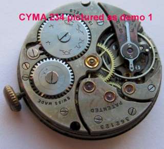 new old stock, Cyma 234 watch parts stem #401  