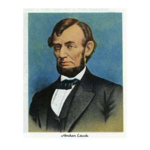  Portrait of President Abraham Lincoln Giclee Poster Print 